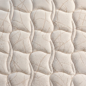 Colchón Muelles Normablock® | Premium con fibra de alta acogida | 31 cm | Reversible Doble Cara | Fibercel y HR | Snow