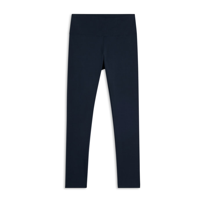 Leggings in cotone con vita alta e carré a cuore