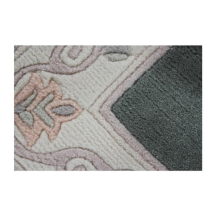 Tapis salon et chambre fait main en laine motif simple SUCA