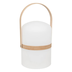 Lampe d'exterieur led "Kiara" blanc H36cm
