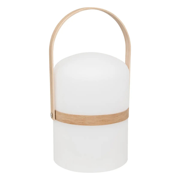 Lampe d'exterieur led "Kiara" blanc H36cm