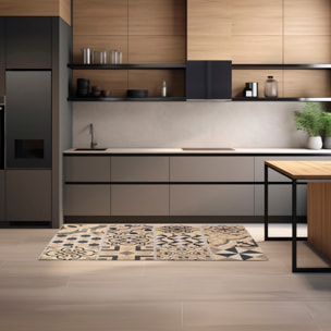 TAPPETO DA CUCINA CEMENTINE VISONE