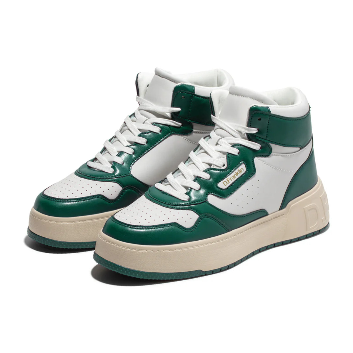 Zapatillas Altas Abotinadas Unisex High Court Basic Green / Green D.Franklin