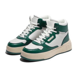 Zapatillas Altas Abotinadas Unisex High Court Basic Green / Green D.Franklin