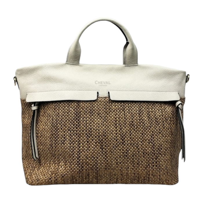 Bolso de mano Cheval Firenze Portofino Beige