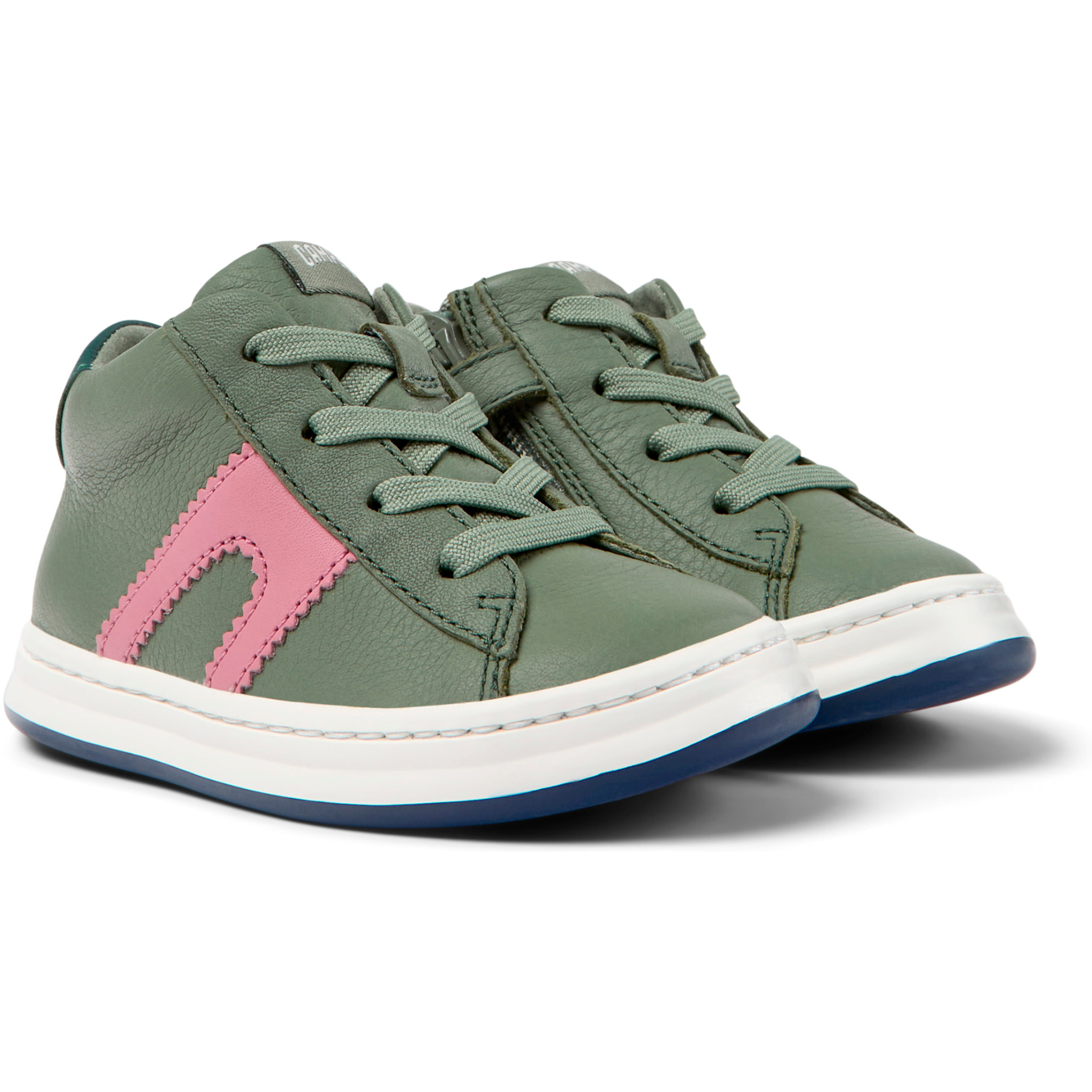 Zapatillas - CAMPER Runner Four Twins - Verde - Cuero liso