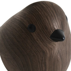 Oiseau céramique Automne H.12cm tabac