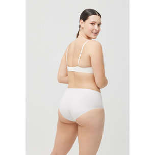 Slip bianche ad alto controllo