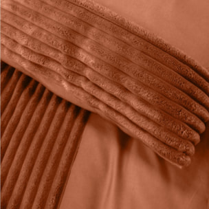 Parure housse de couette 3pcs 100% microfibre_terre 220x240 cm