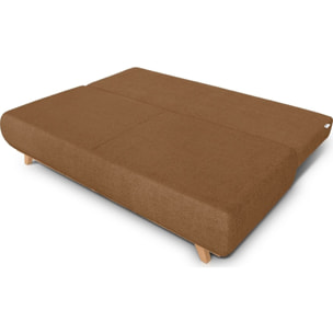 Canapé convertible 3 places en tissu bouclé - LARIA