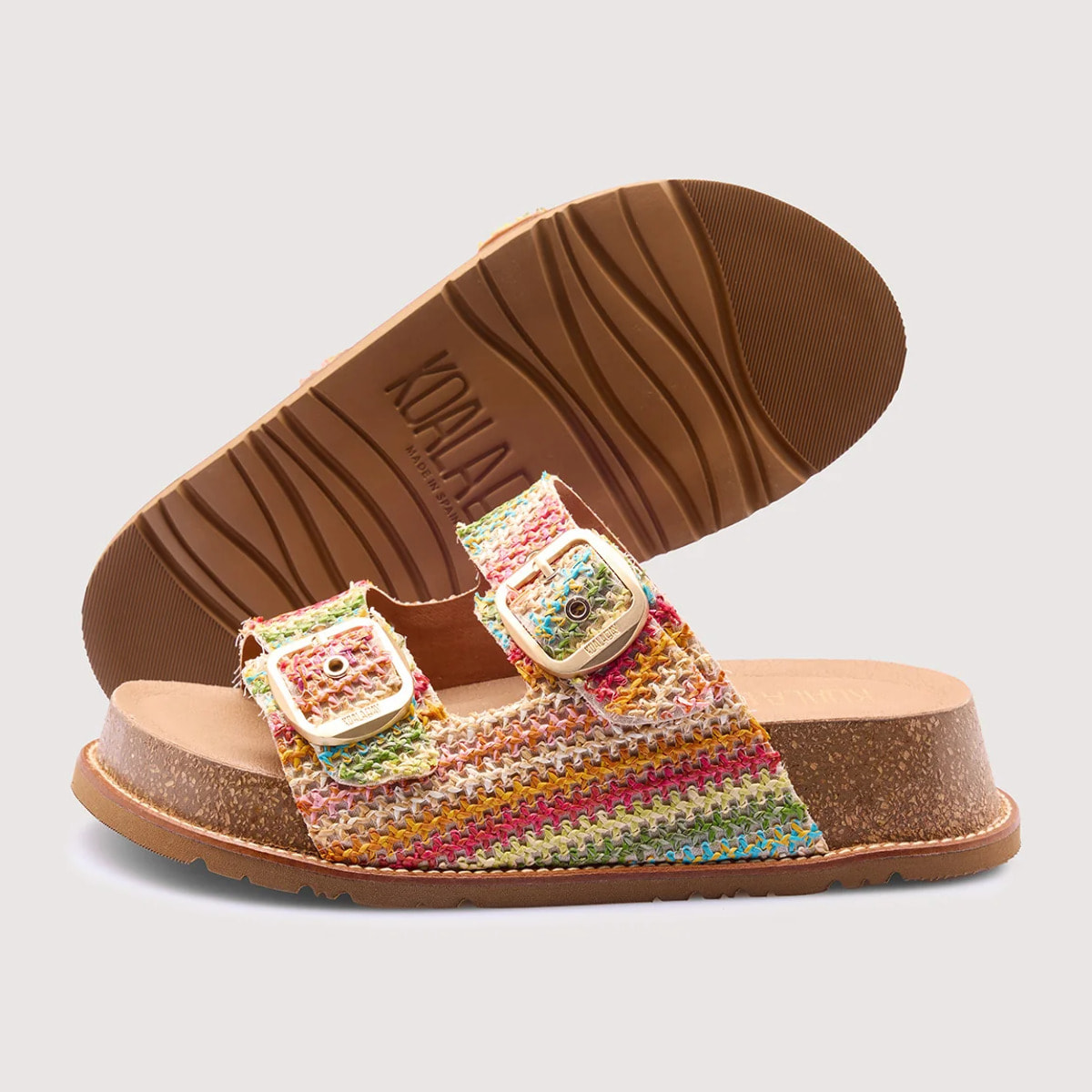 Sandalia Bio Cuña Multicolor - Delta