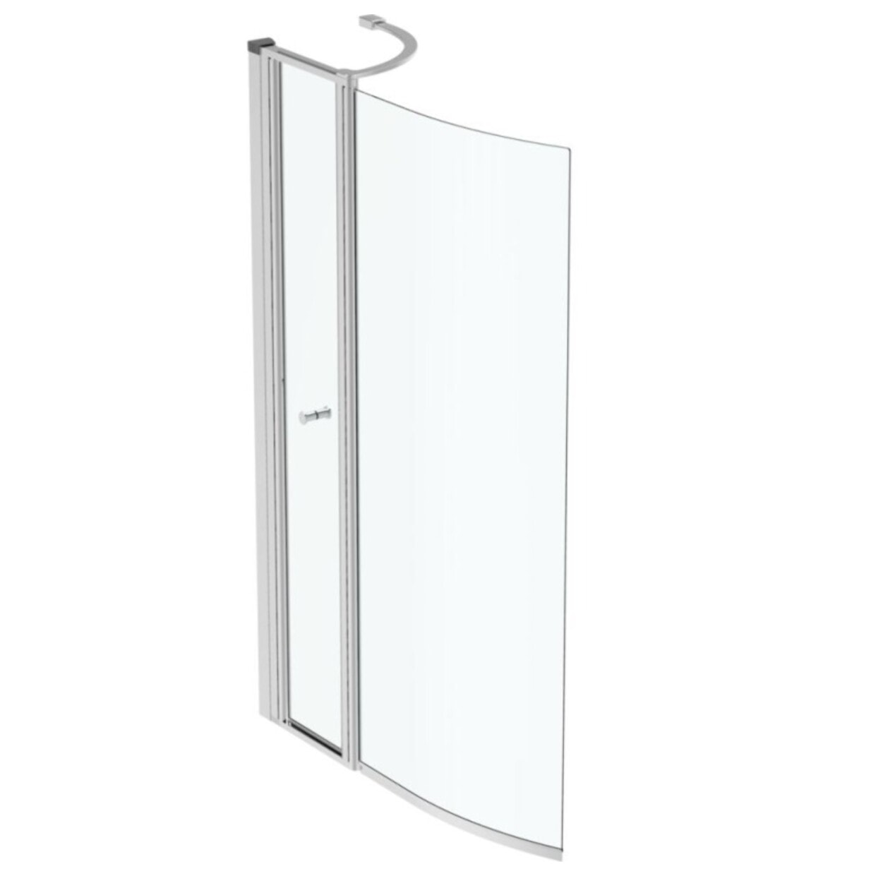 Baignoire Connect air 150 X 80 avec Pare Bain avec volet asymétrique droite
