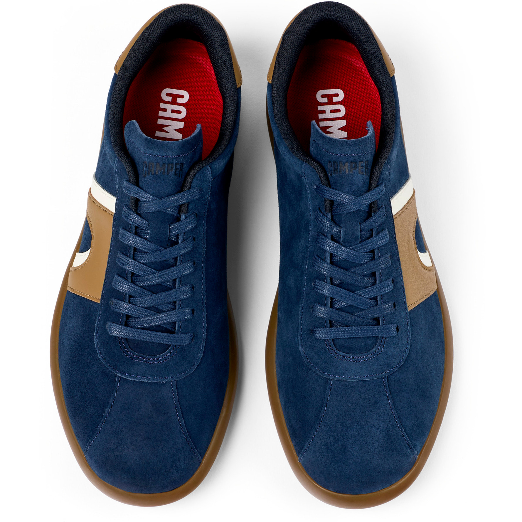 Sneakers - CAMPER Pelotas Soller - Blu - Pelle nabuk