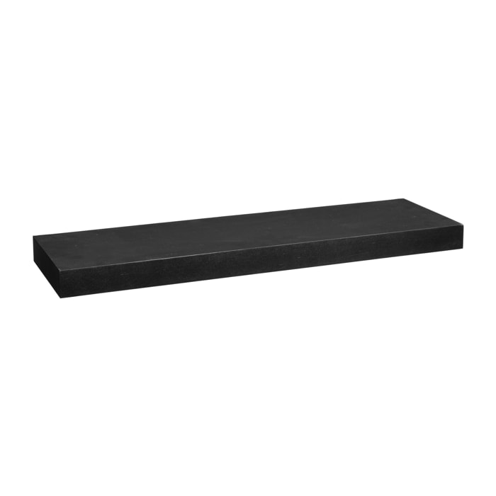 Estante de pared negro 60 cm