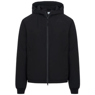 Kappa - Giacche Uomo Nero - Logo Sofymicropol