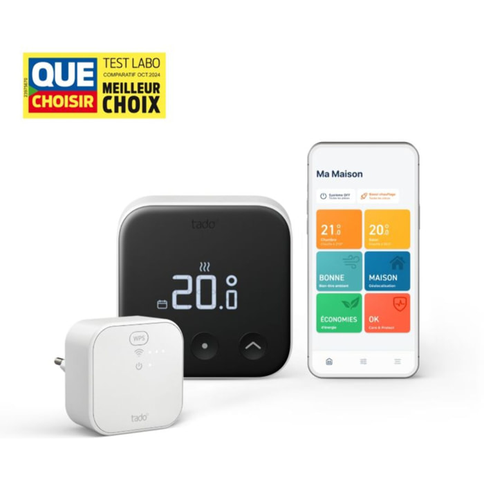 Thermostat connecté TADO Kit de démarrage X filaire