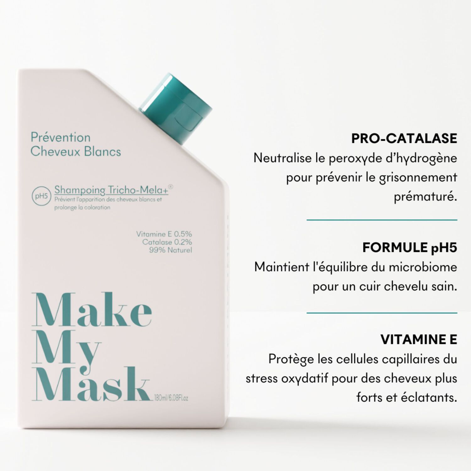 PH5 Tricho-Mela + - Shampoing Anti-Âge 180 ml