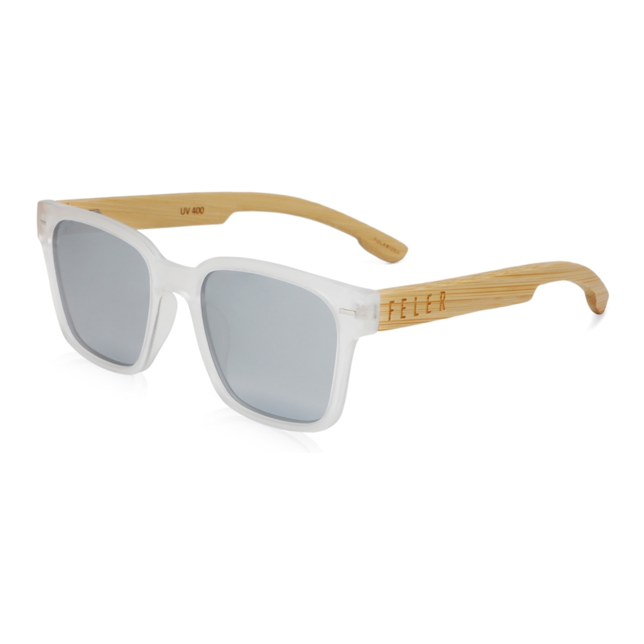 Gafas de Sol Feler 1601P M-2 Polarizadas de Madera Unisex 52mm