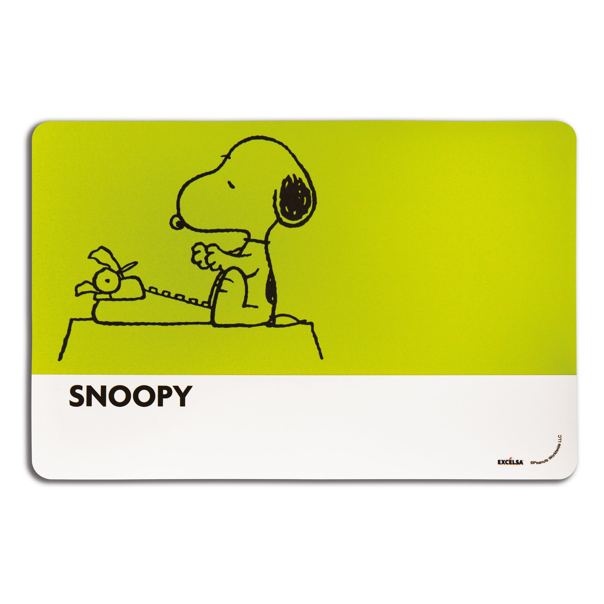 Set 4 Tovagliette Excelsa – Peanuts, Plastica Multicolore