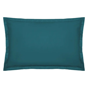 Taie d'oreiller "Carina" en coton bleu canard 50x70cm
