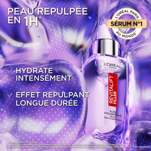 L’Oréal Paris, Sérum Anti-Rides Hyaluron PDRN+ Revitalift, boost d’hydratation rapide pour une peau lisse et éclatante, PDRN Fil
