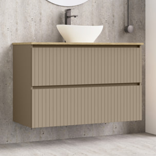 Conjunto de baño Hali Alday, 100 cm, Fango