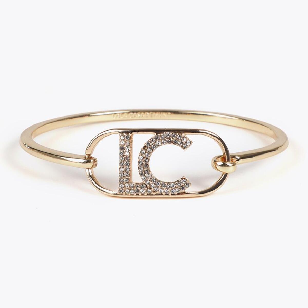 Bracciale Sottile Rigido Logo Ovale