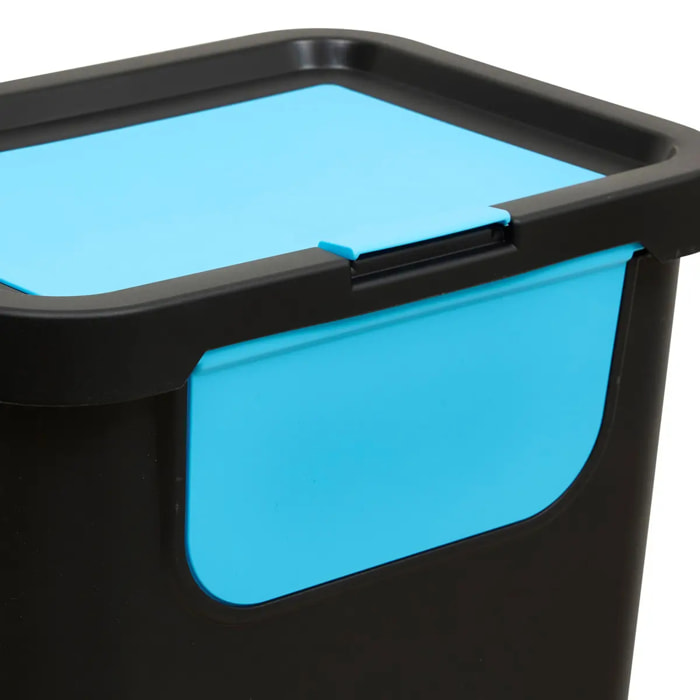Lot de 3 poubelles de tri 24L
