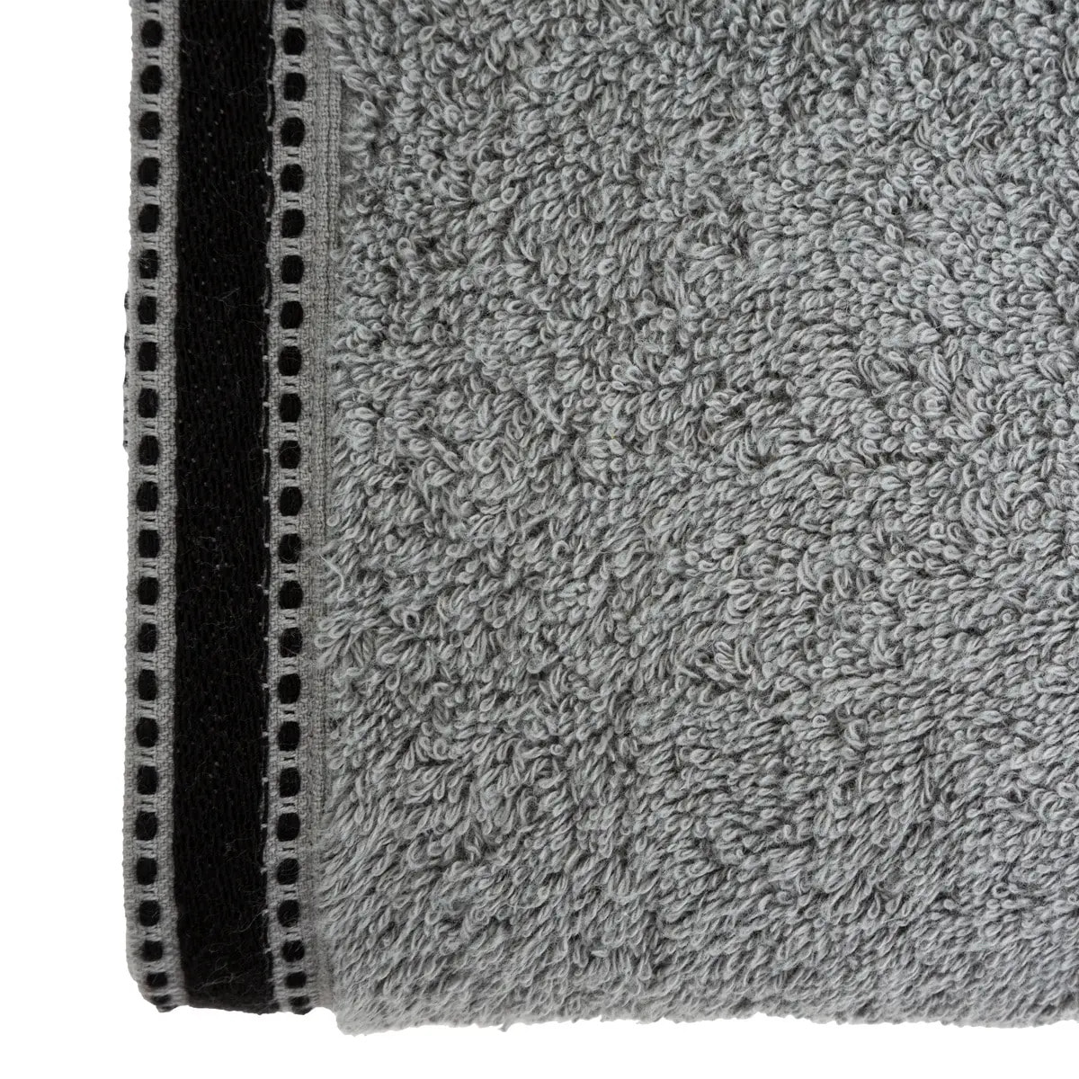 Drap de bain "Joia" coton gris ardoise 100x150cm