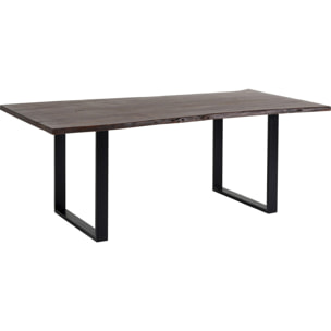 Table Harmony noyer noire Kare Design