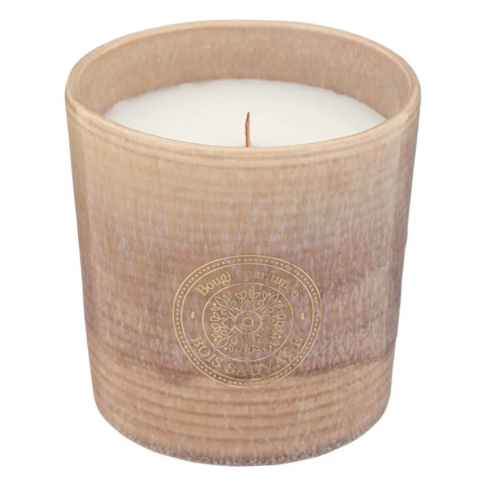 Bougie parfumée Marco 620g pot céramique bois sauvage