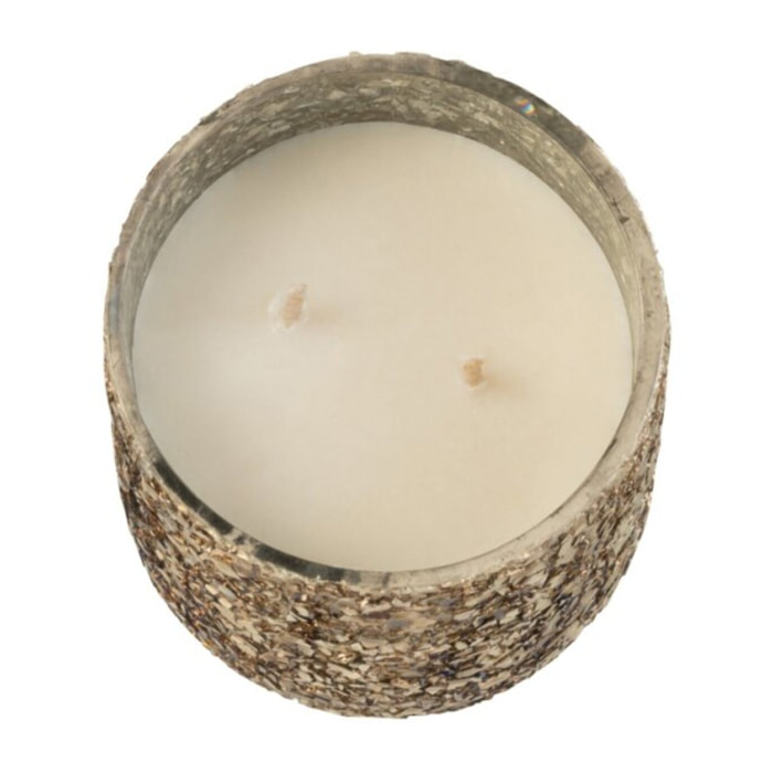 J-Line bougie parfumée Luxuria - Cookie Crunch - verre - bronze - small - 40H