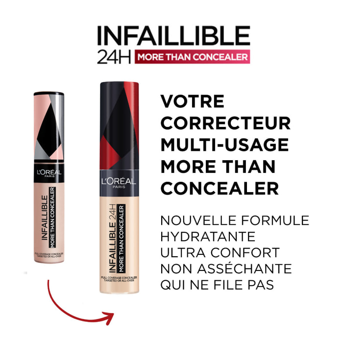 L'Oréal Paris Infaillible 24h Correcteur More Than Concealer 329 Cajou 11ml