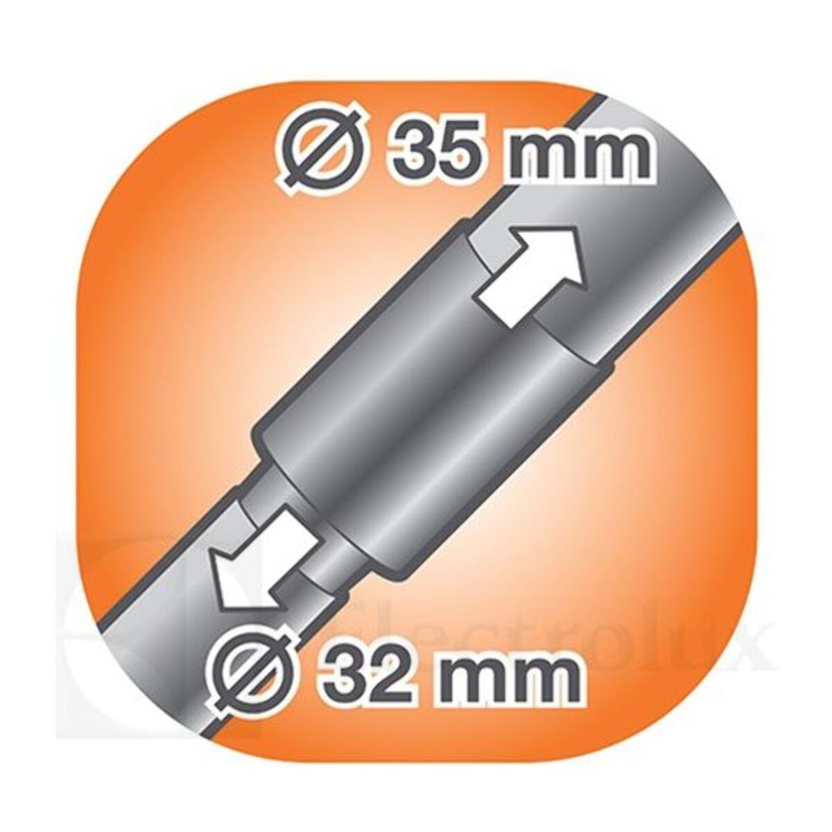 Brosse ELECTROLUX Multifonction 3 en 1 ZE063 avec adaptateur diamètre 32-35mm