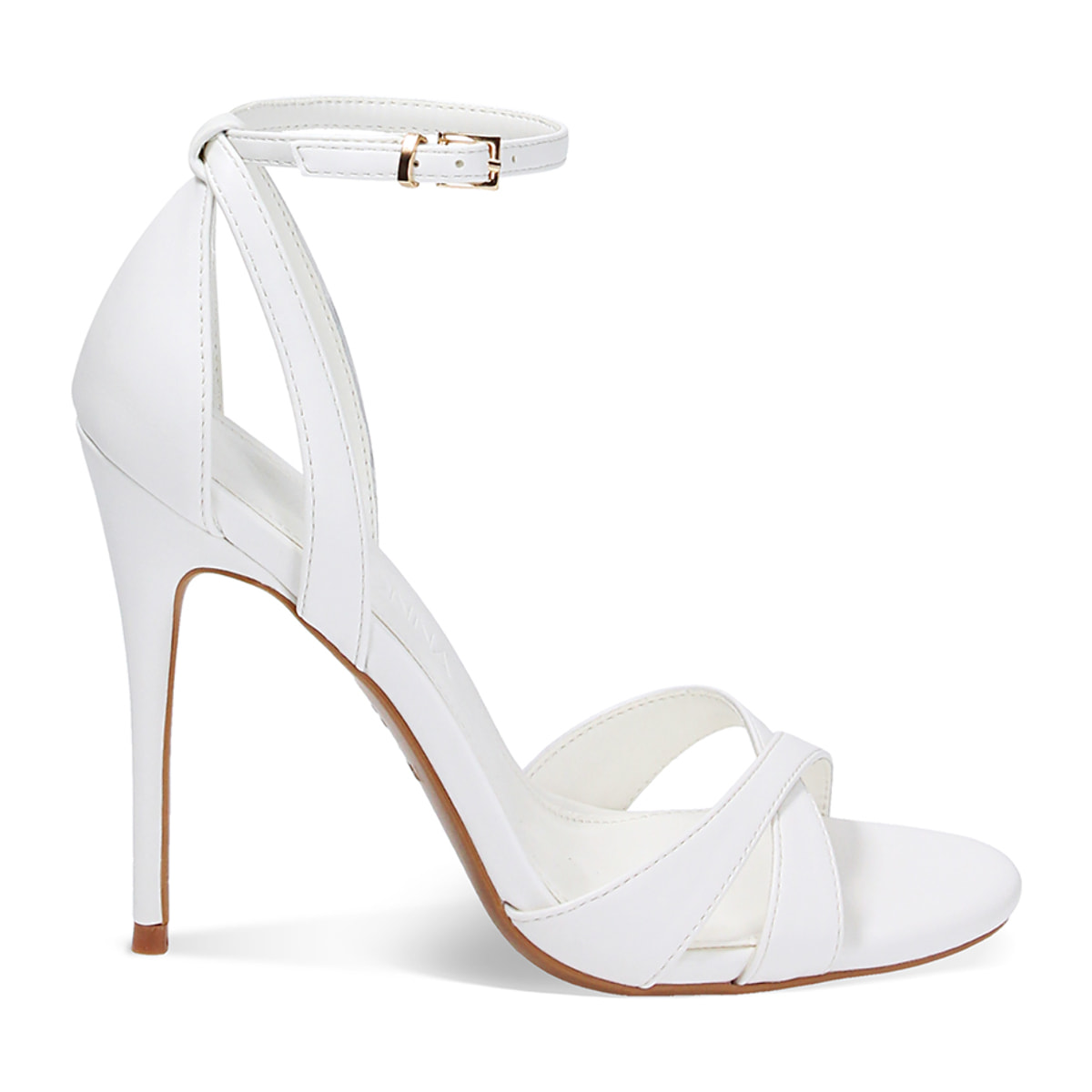 Sandali bianchi, tacco 11,2 cm