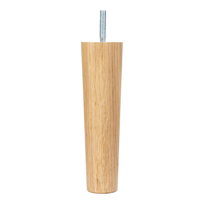 Gamba per divano Lido in faggio naturale 4,5x16,5 cm