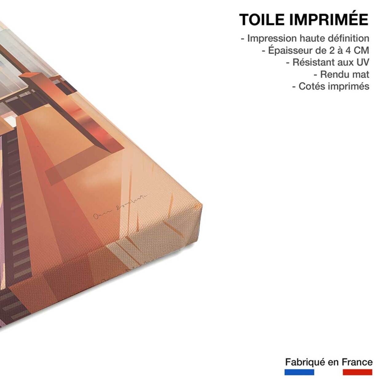 Tableau de voyage New York ville Toile imprimée