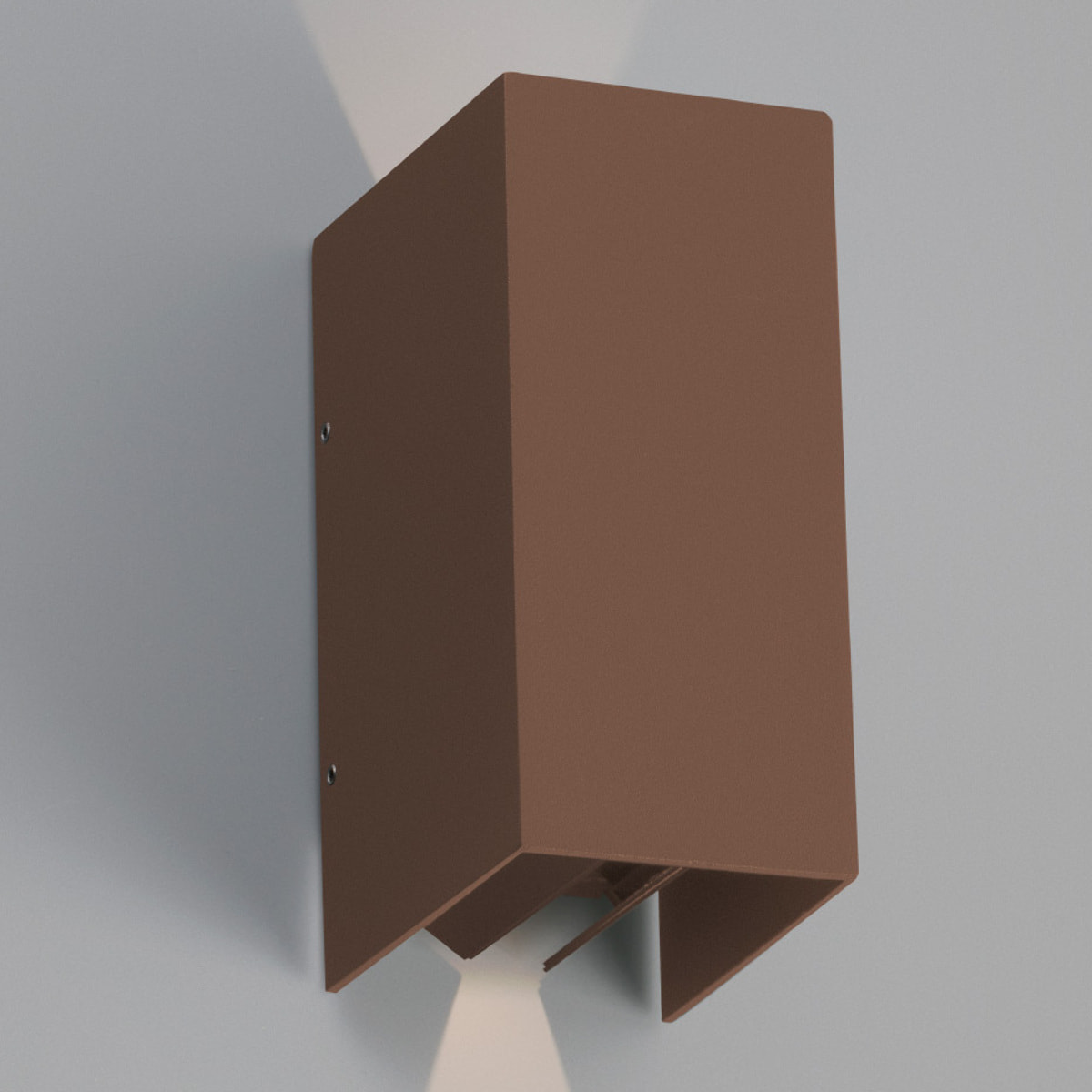 BLIND Aplique marrón óxido