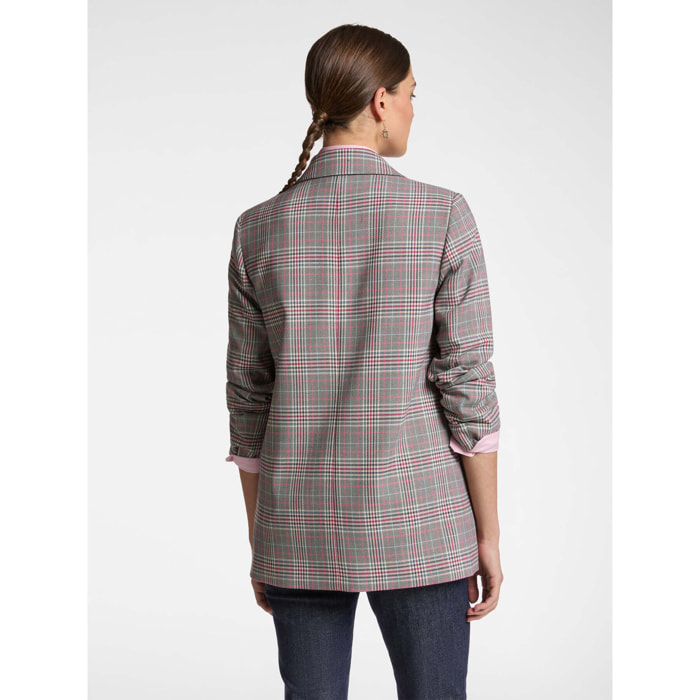 Elena Mirò - Blazer doppio petto in Galles - Grigio