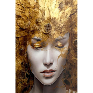 Tableau en verre femme céleste 120x80cm Kare Design