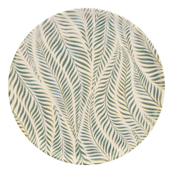 Assiette dessert Gina D22cm vert