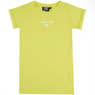 T-shirt maxi da bambina Pure Chic