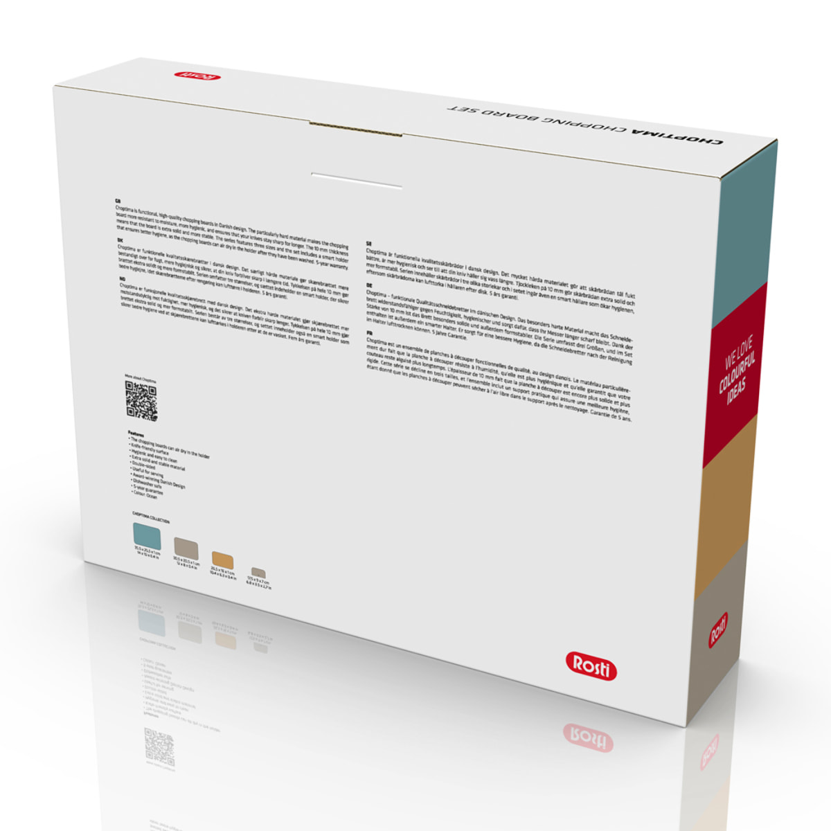 Ensemble planches à découper Choptima