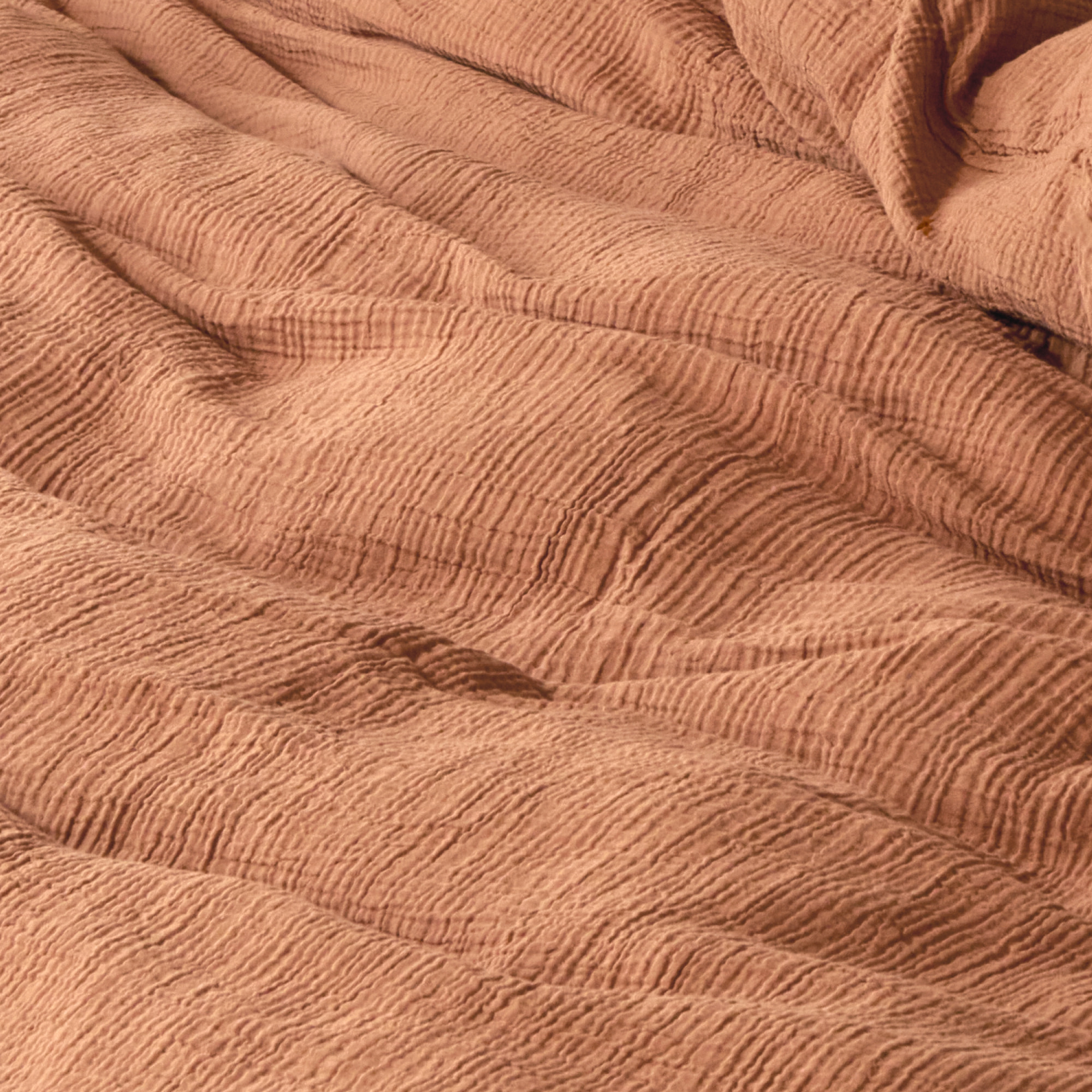 Housse de couette en gaze de coton, SIMPLEMENT GAUFRÉ