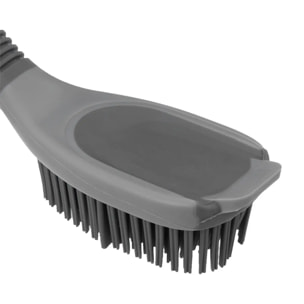 Brosse vaisselle en caoutchou Gris Silver & Clean