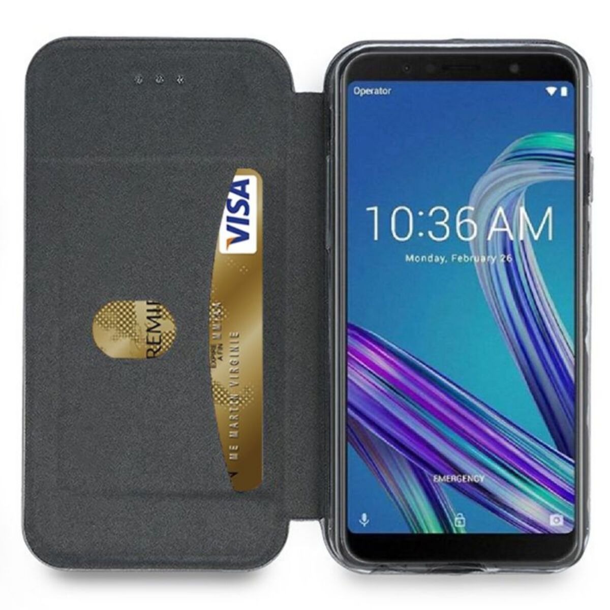 Etui IBROZ Asus Zenfone MaxPro M1 noir