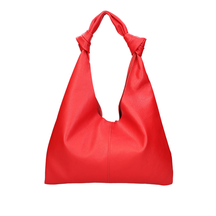 Borsa a spalla da donna In Vera pelle Made in Italy 40x42x2 cm