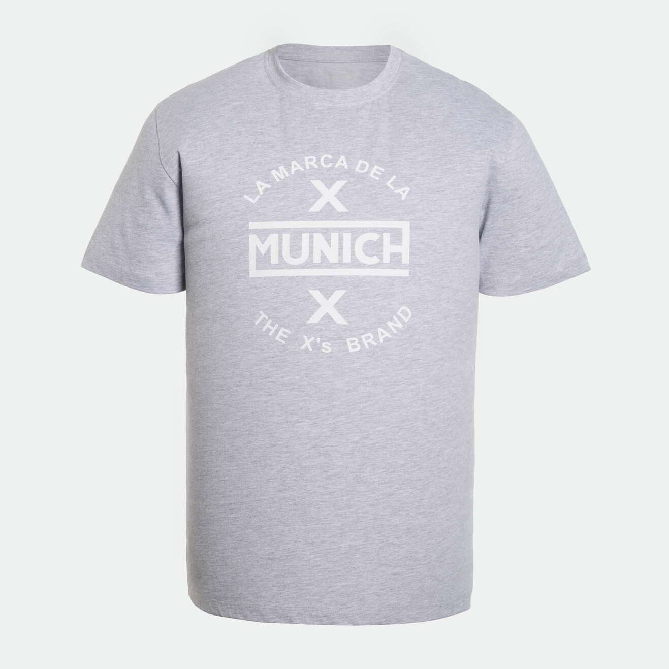 Camiseta MUNICH de algodón gris