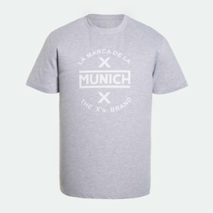 Camiseta MUNICH de algodón gris