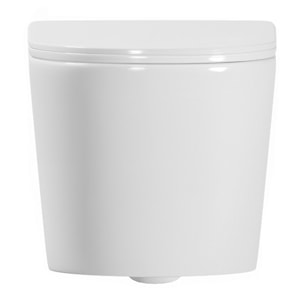 Duofix Pack WC bâti-support + WC suspendu sans bride avec abattant SoftClose Ceramia + plaque blanche (GEBCE14WT02FR-FS)